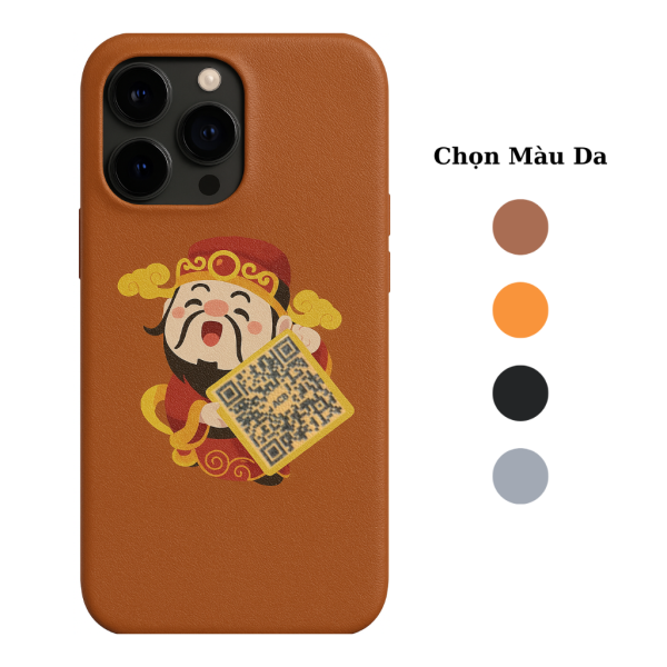 Skin Da 3M Mẫu - Ông Thần Tài QR Code