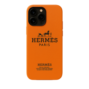 Skin Da 3M Mẫu - Hermes Bold Nền Cam Chữ Đen